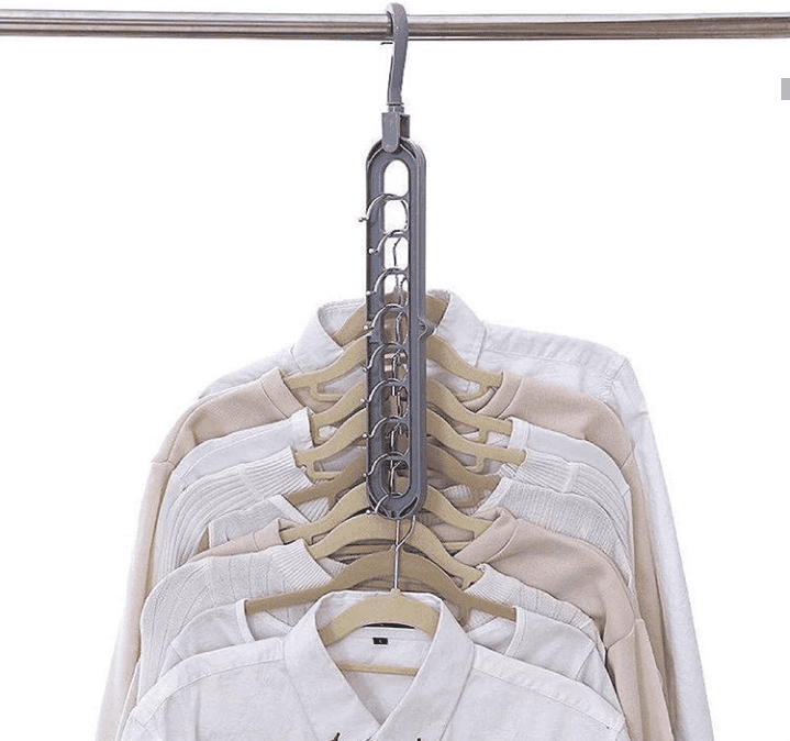 360˚ Degree 9 Multi-Port Support Hanger, Space Saving Cloth Hanger 360˚ Degree 9 Multi-Port Support Hanger, Space Saving Cloth Hanger